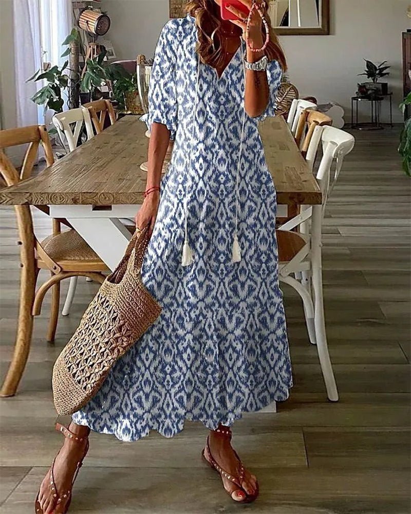 Luna | Robe bohème à coupe flatteuse