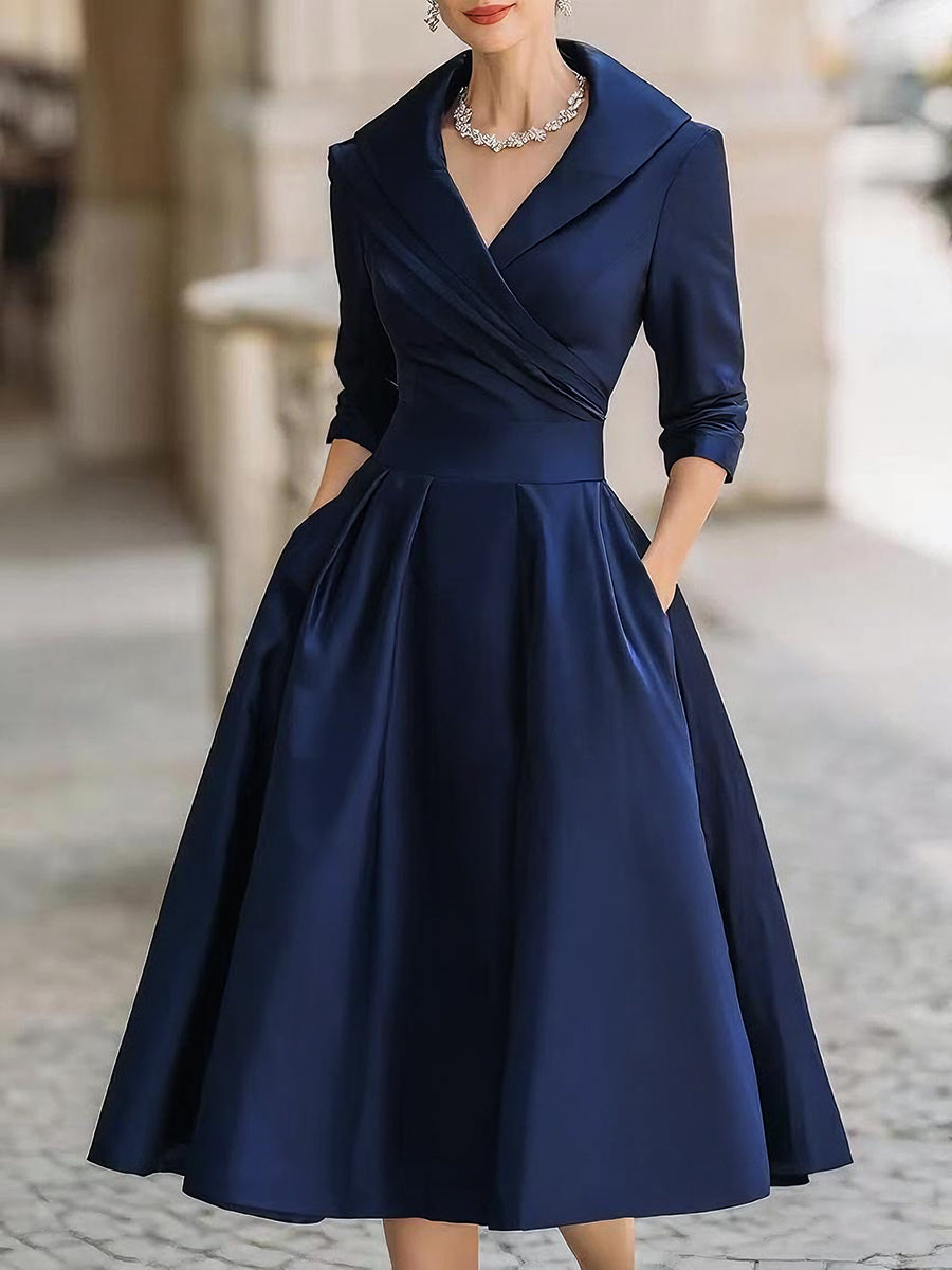 Mai | Robe Midi Élégante Intemporelle