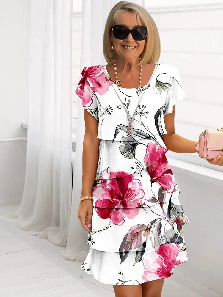 Phoebe - Robe à Volants Bloom
