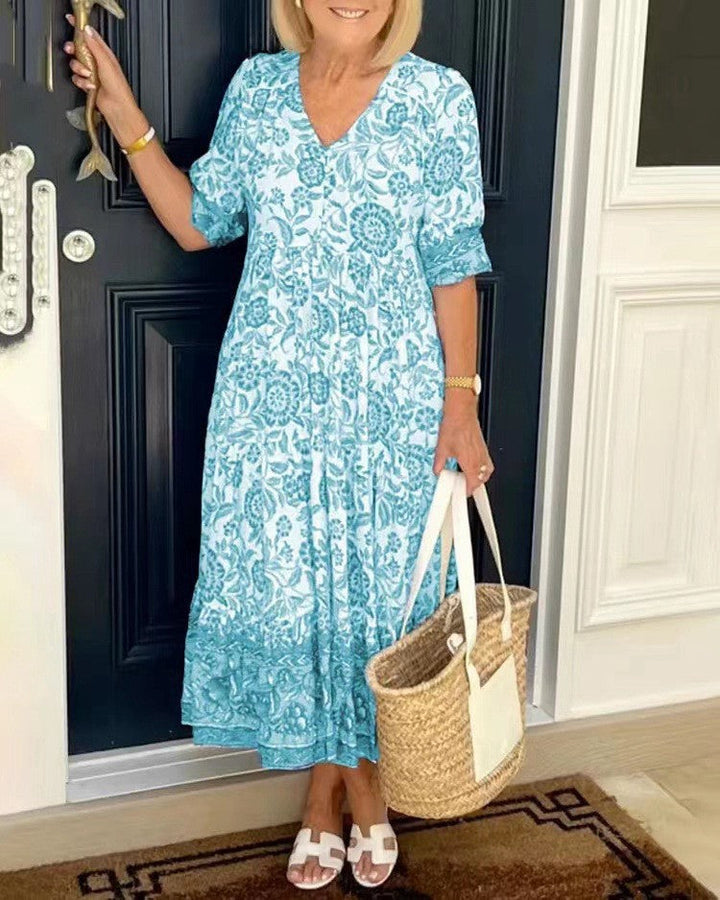 Madison – Robe fleurie col V