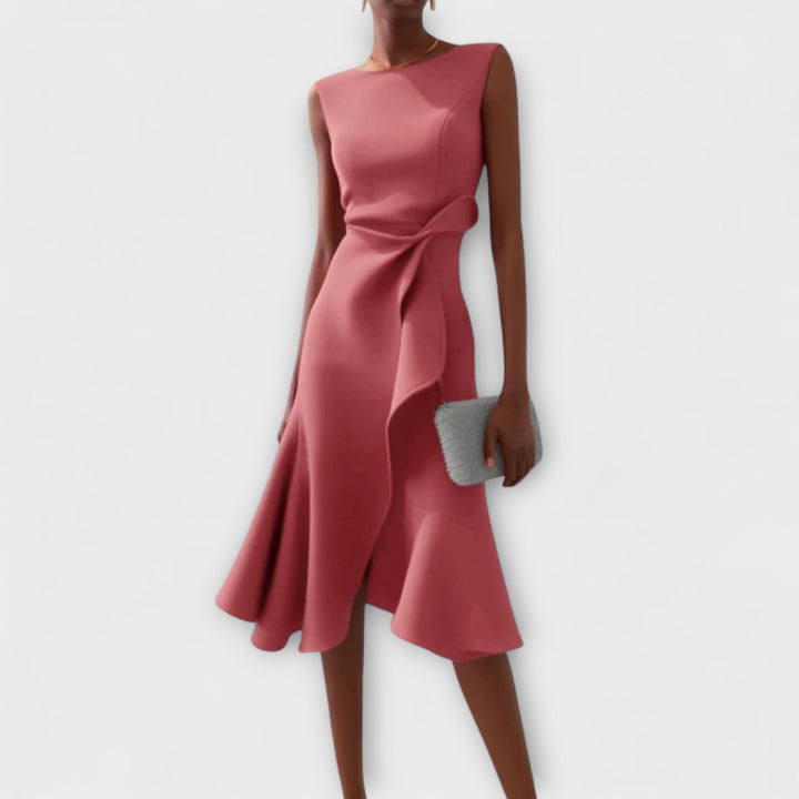 Darlene | Robe midi élégante