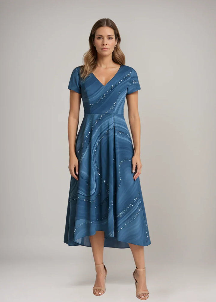 Fenella - Robe Midi à Col V
