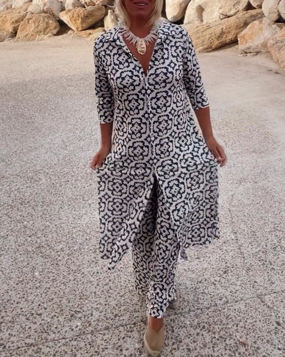 Sari | Ensemble avec fermeture à bouton