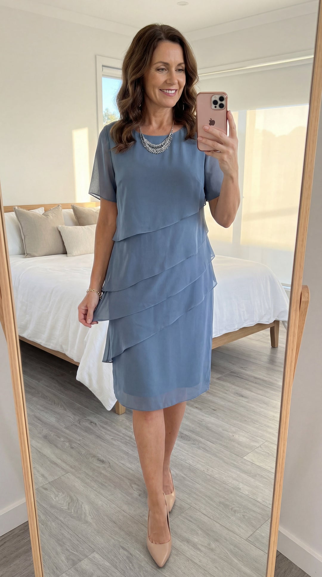 Kiera | Robe midi élégante