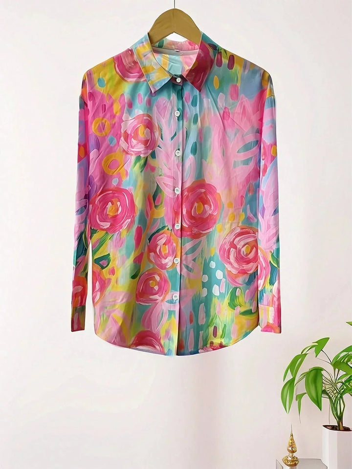 Rina™ | Blouse avec imprimé coloré
