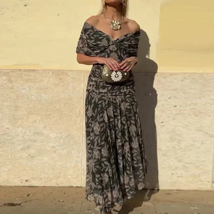 Evelyn – Robe Élégante Avec Décolleté en V