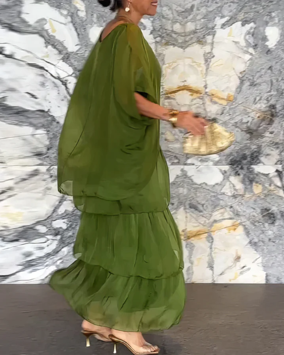 Lara | Robe Maxi Élégante Fluide