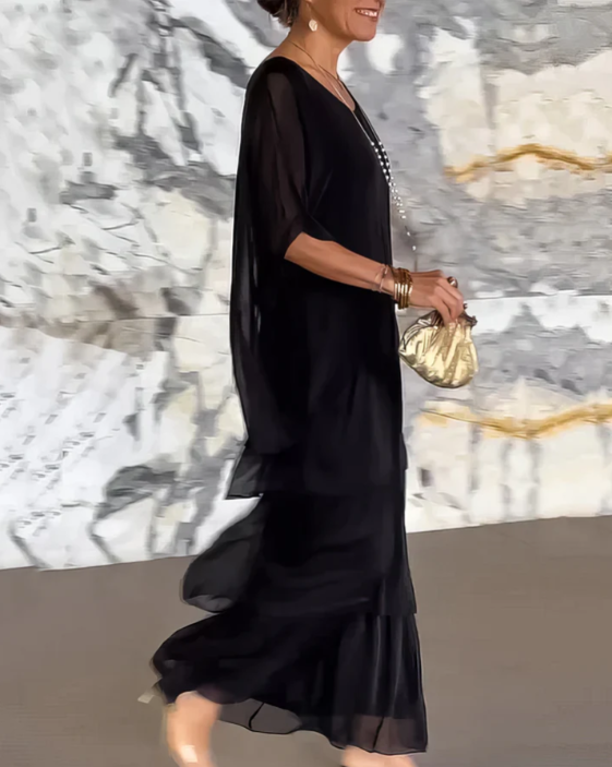 Lara | Robe Maxi Élégante Fluide