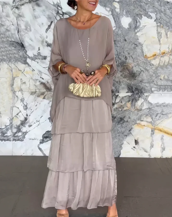 Lara | Robe Maxi Élégante Fluide