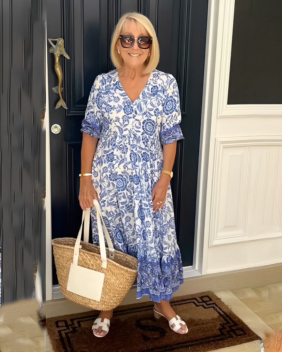 Madison – Robe fleurie col V