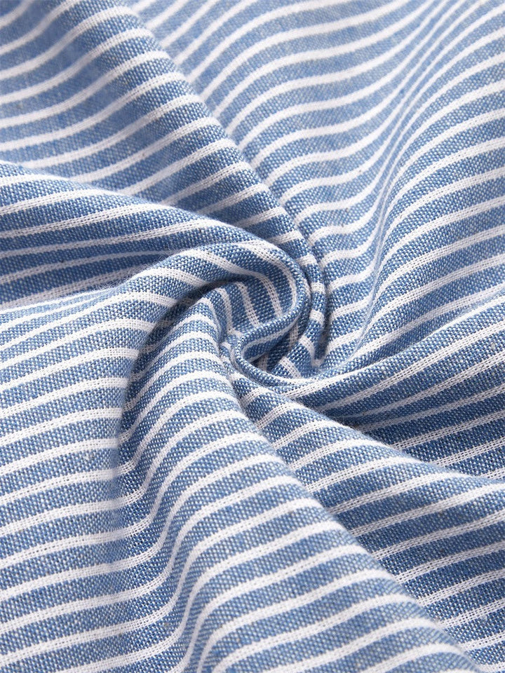 Brienne | Robe midi rayée – confort sans effort, confiance au quotidien