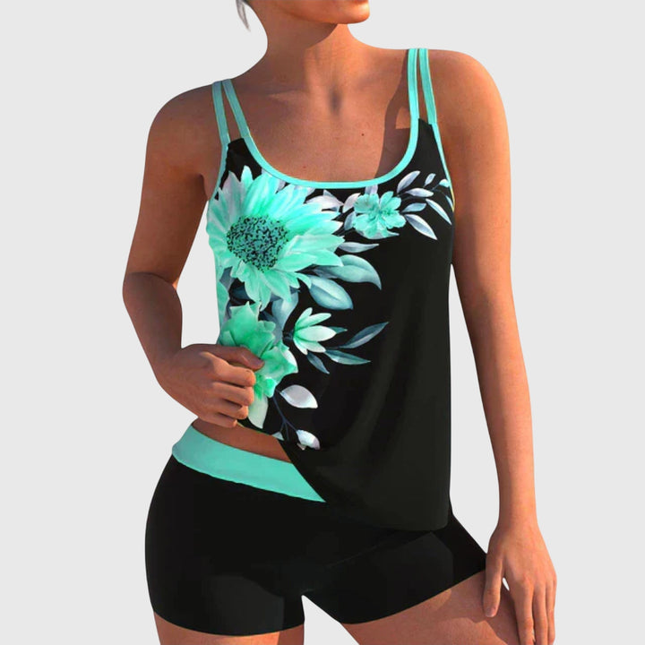 Flor | Ensemble de bain floral qui couvre le ventre