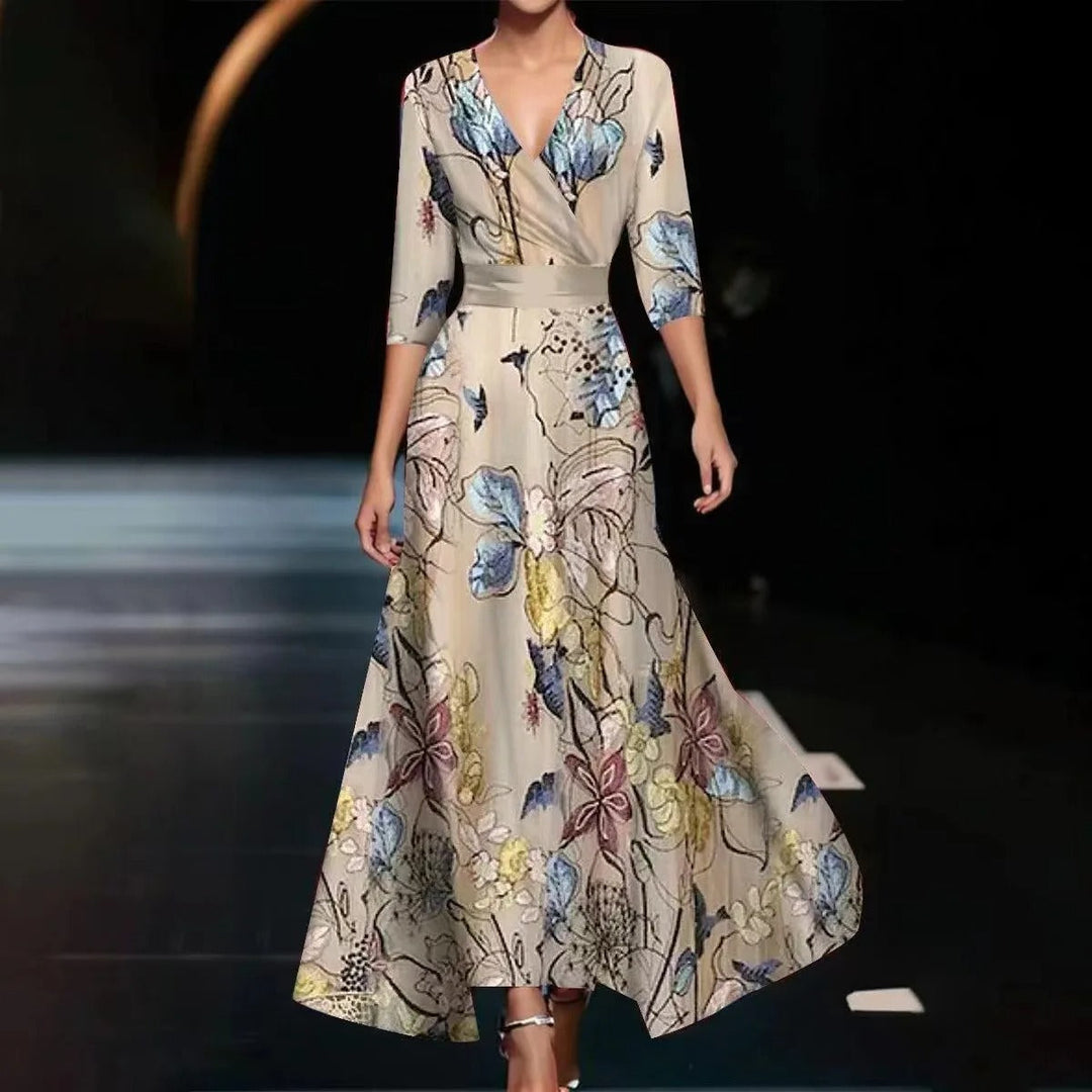 Robe Chic avec Imprimé Floral