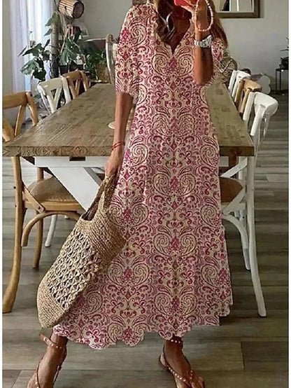 Luna | Robe bohème à coupe flatteuse